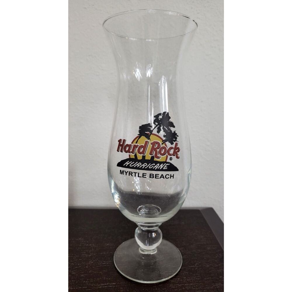 Hard Rock Cafe & Casino Myrtle Beach SC Hurricane Bar Glass Collector Souvenir
